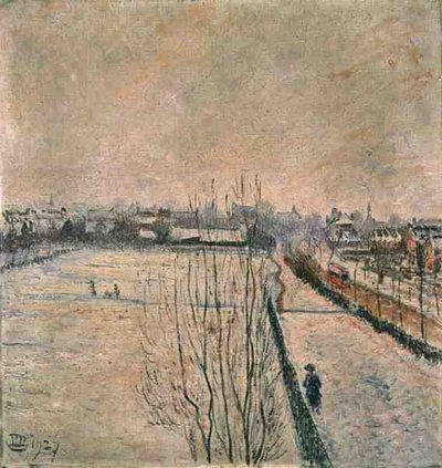 Stamford Brook, Londen door Lucien Pissarro