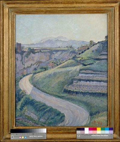 De Nieuwe Weg, Cotignac door Lucien Pissarro