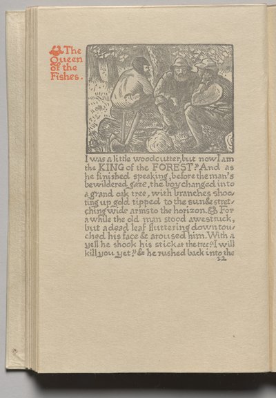 De Koningin van de Vissen: Plaat 11 door Lucien Pissarro