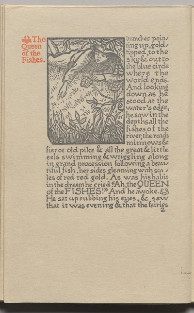 De Koningin van de Vissen: Plaat 2 door Lucien Pissarro