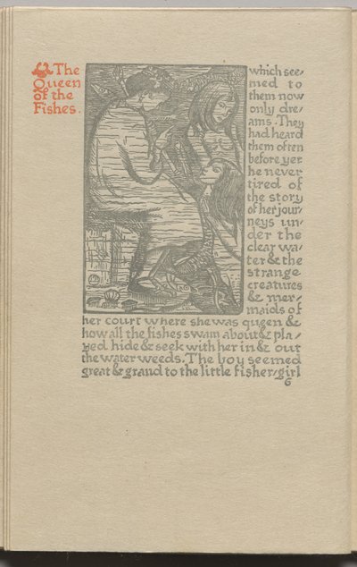 De Koningin van de Vissen: Plaat 6 door Lucien Pissarro