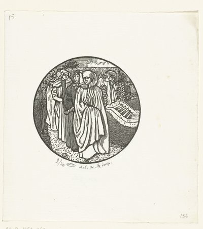 Vrouwen uit vroeger tijden door Lucien Pissarro
