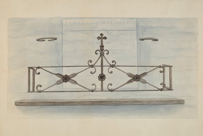 IJzeren Hekwerk door Lucien Verbeke