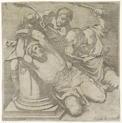 Geseling van Christus door Lucio Bononi