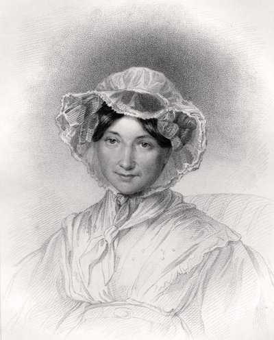 Frances Trollope, gegraveerd door W. Holl, uit 