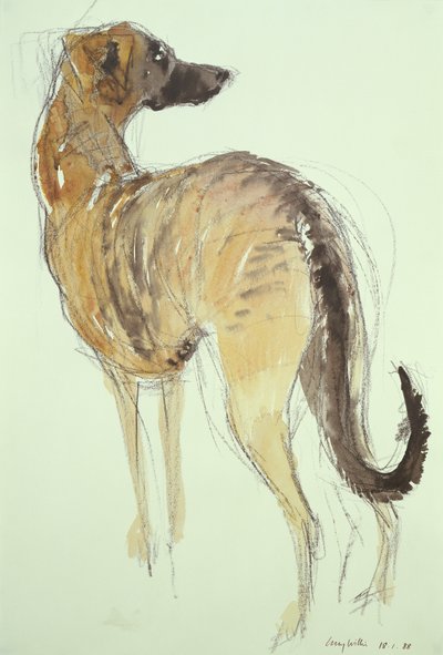 Lurcher Staand door Lucy Willis