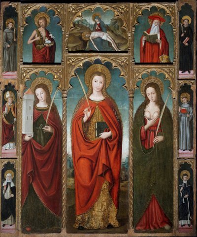 Polyptiek van Sint Devota, ca. 1517 door Ludovico Brea