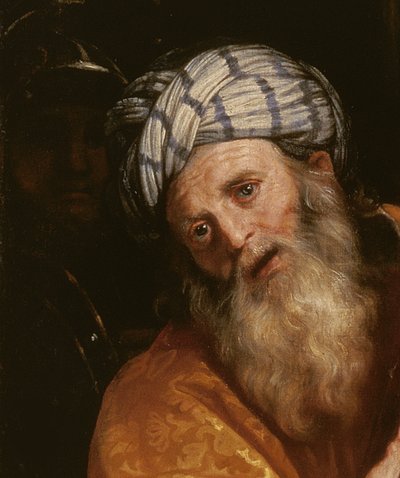 Detail van Pilatus uit Ecce Homo door Ludovico Cardi Cigoli