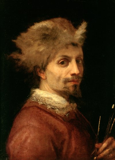 Zelfportret, c.1606 door Ludovico Cardi Cigoli