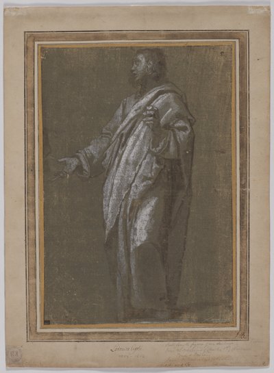 Staande mannelijke figuur, ca. 1610-1613 door Ludovico Cardi Cigoli