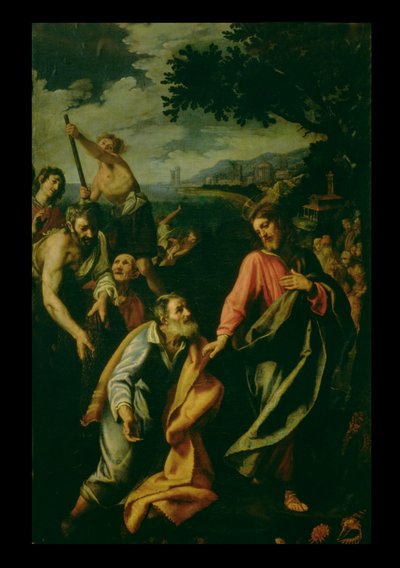 De Derde Verschijning van Christus aan Petrus door Ludovico Cardi Cigoli