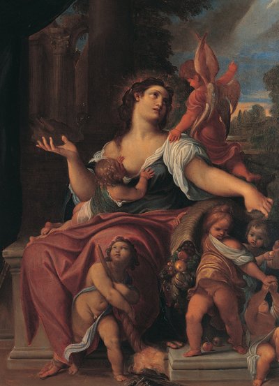 Allegorie van de Voorzienigheid door Ludovico Carracci