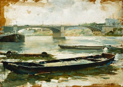 Aken op de Seine, Parijs door Ludovico Marchetti