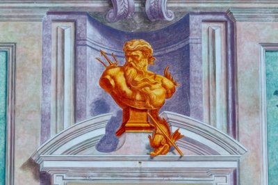 Fresco Gevel door Ludovico Pogliaghi