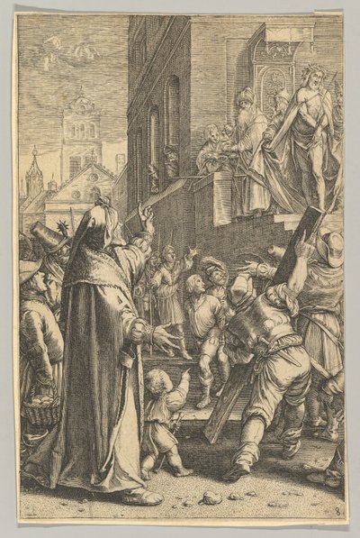 Ecce Homo, uit De Passie van Christus, ca. 1623 door Ludovicus Siceram