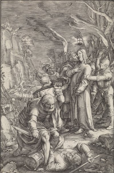 Gevangenneming van Christus door Ludovicus Siceram