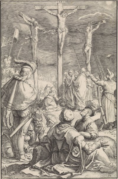 Kruisiging (De Passie) door Ludovicus Siceram
