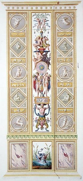 Paneel van de Raphael Loggia in het Vaticaan, uit 