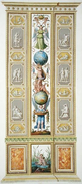 Paneel van de Raphael Loggia in het Vaticaan, uit 