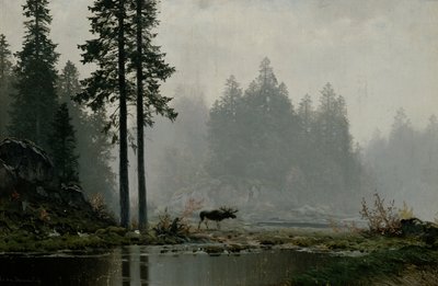 Herfstmist door Ludvig Skramstad