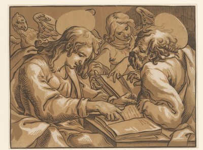 Evangelisten Matteüs en Johannes door Ludwig Businck