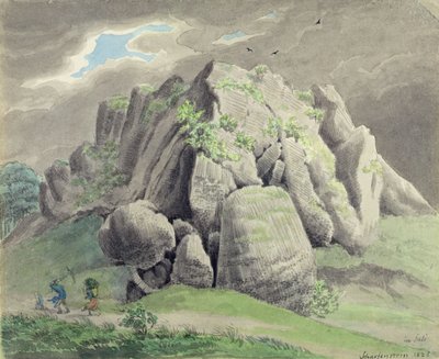 Scharfenstein bij Gudensberg door Ludwig Emil Grimm