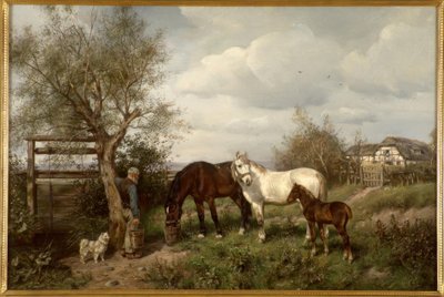 Op het platteland door Ludwig Fay