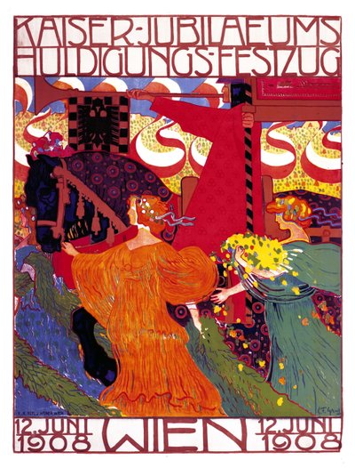 De Kaiser-Jubiläums-Huldigungs-Festzug door Ludwig Ferdinand Graf