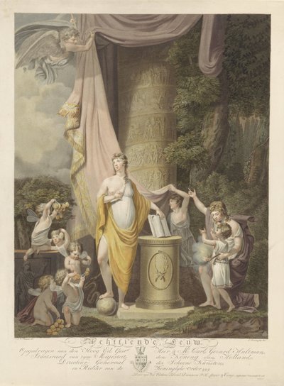Allegorie op de afgelopen achttiende eeuw door Ludwig Gottlieb Portman