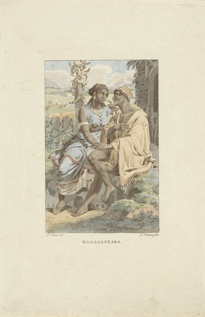 Bewoners van Madagaskar door Ludwig Gottlieb Portman