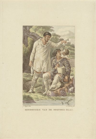 Bewoners van de Baai van Norton door Ludwig Gottlieb Portman