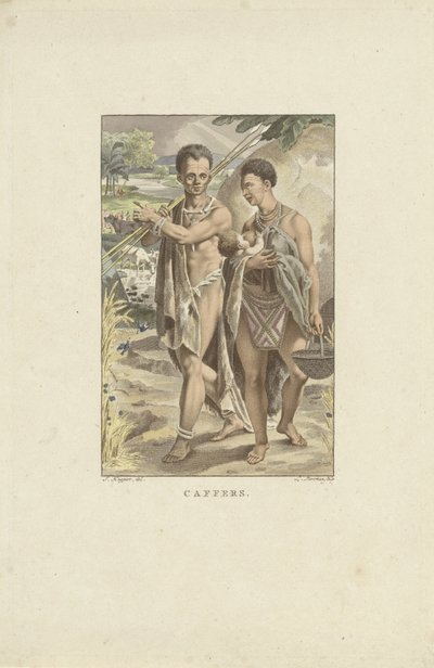 Bewoners van zuidelijk Afrika door Ludwig Gottlieb Portman