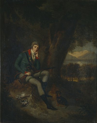 Portret van Graaf Nikita Petrovich Panin 1770-1837 in Jachtkleding door Ludwig Guttenbrunn