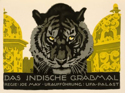 Het Indiase graf door Ludwig Hohlwein