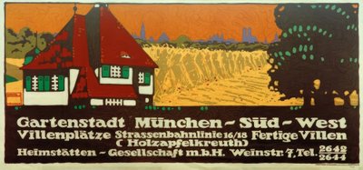 Tuinwijk München-Zuid-West / Villaplaatsen / Tramlijn 16/18 / Voltooide villa
