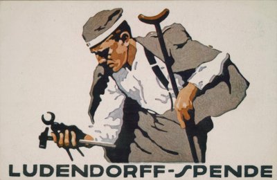 Ludendorff-donatie voor oorlogsslachtoffers door Ludwig Hohlwein