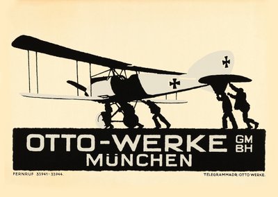 Otto-Werke, München, ca. 1915 door Ludwig Hohlwein