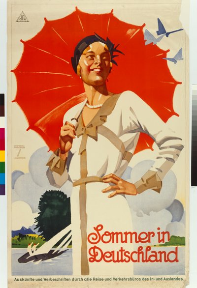 Zomer in Duitsland door Ludwig Hohlwein