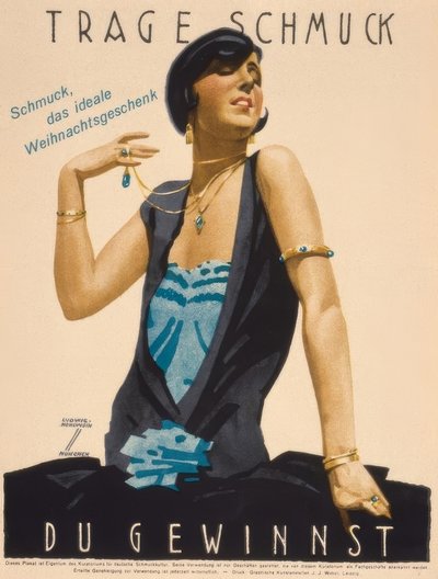 Draag sieraden / Je wint door Ludwig Hohlwein