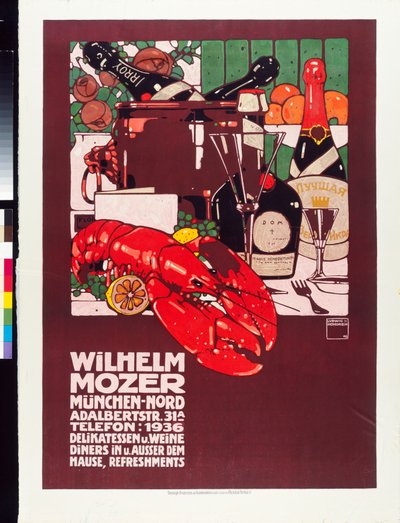 Wilhelm Mozer door Ludwig Hohlwein