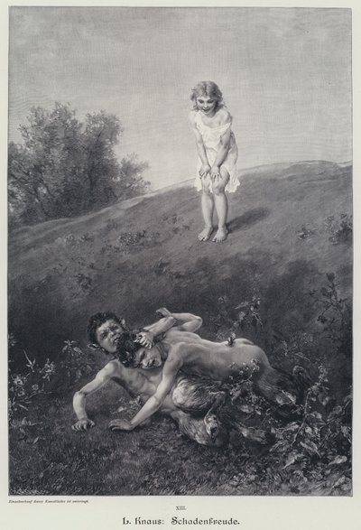 Schadenfreude door Ludwig Knaus