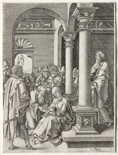 De aanbidding der koningen door Ludwig Krug