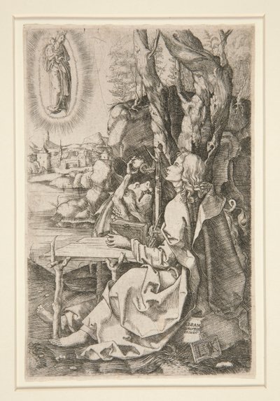 Sint Jan op het eiland Patmos door Ludwig Krug