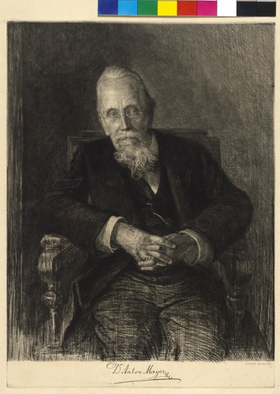 Anton Mayer door Ludwig Michalek