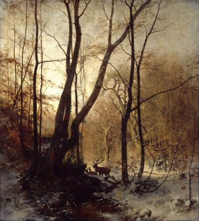 Winter in Duitsland door Ludwig Munthe