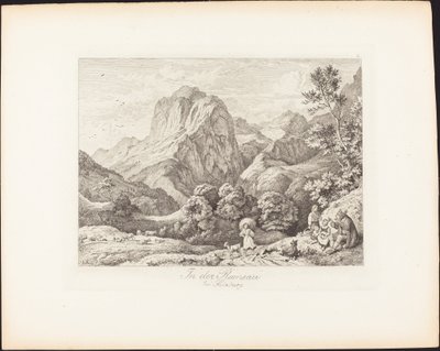 In de Ramsau bij Salzburg door Ludwig Richter