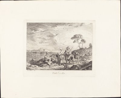 Monte Circello door Ludwig Richter