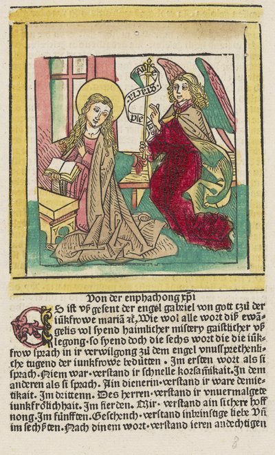 Gaistliche usslegong des lebes Jhesu Cristi door Ludwig Schongauer, German 15th Century, Ludolph of Saxony