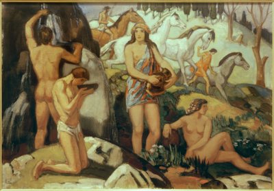 Bij de bron door Ludwig von Hofmann