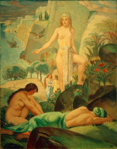Aphrodite door Ludwig von Hofmann
